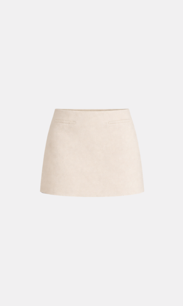 Derin Mini Skirt in Cream