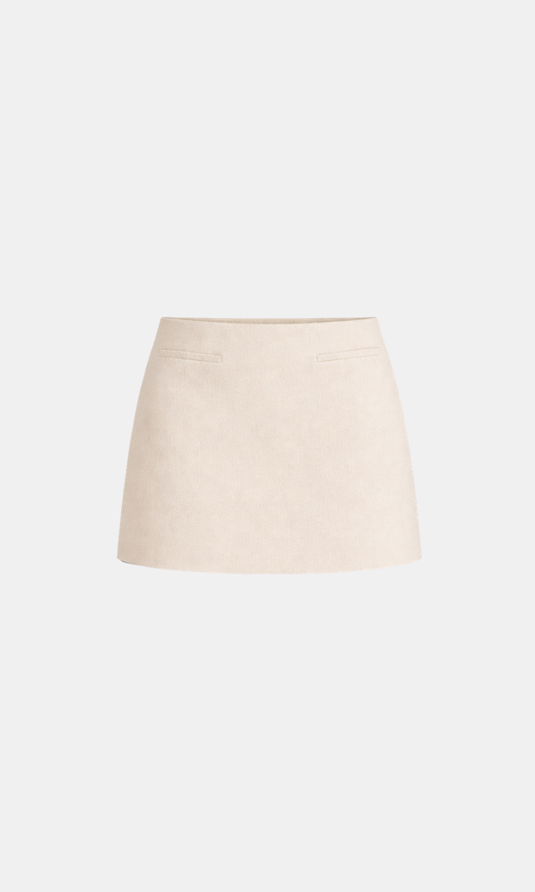 Derin Mini Skirt in Cream